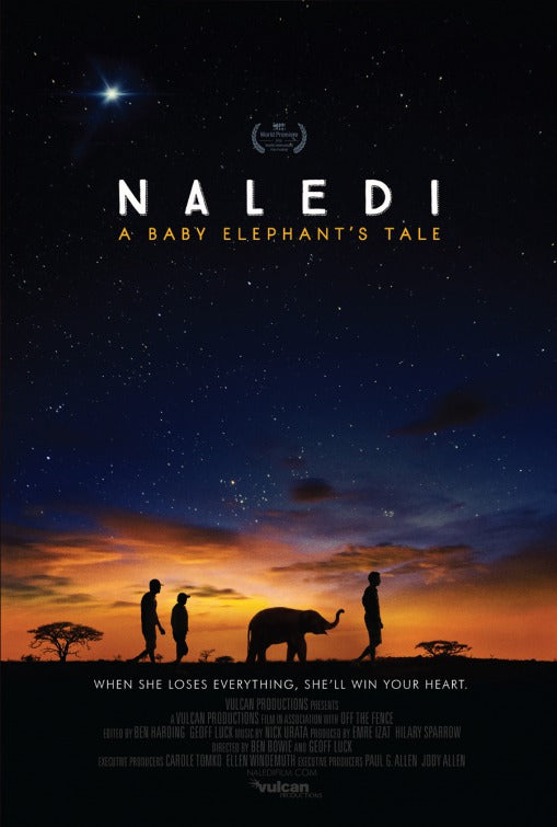 1000 piece jigsaw puzzle for the movie poster: Naledi: A Baby Elephant's Tale (2016)
