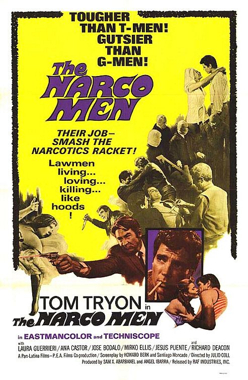 the movie poster: The Narco Men (1971)