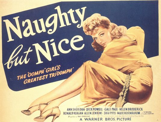 the movie poster: Naughty But Nice (1939)