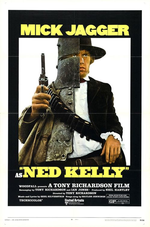 the movie poster: Ned Kelly (1970)