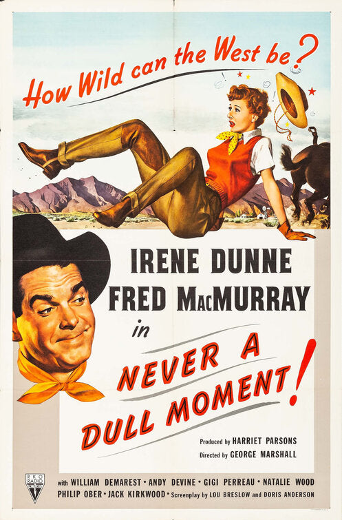 1000 piece jigsaw puzzle for the movie poster: Never a Dull Moment (1950)