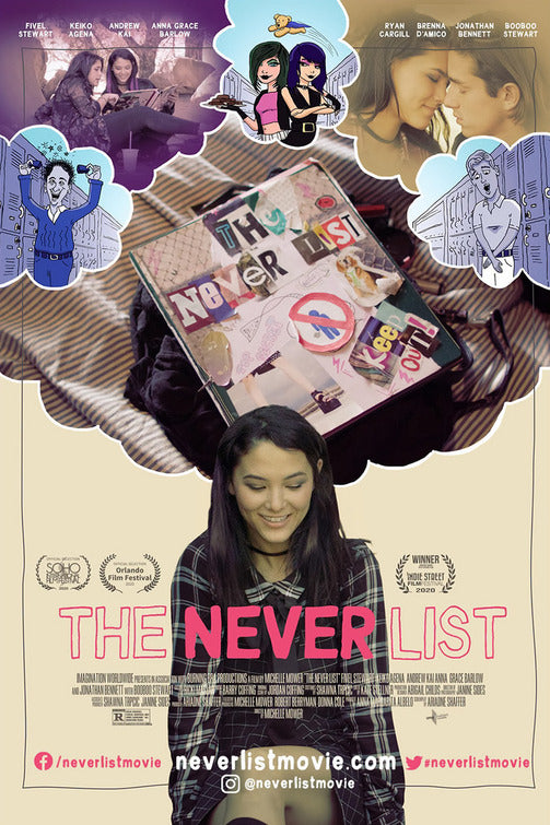 1000 piece jigsaw puzzle for the movie poster: The Never List (2020)