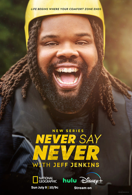 1000 piece jigsaw puzzle for tv poster: Never Say Never with Jeff Jenkins
