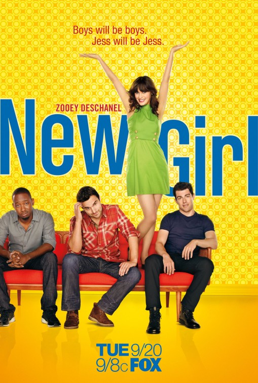 1000 piece jigsaw puzzle for tv poster: New Girl