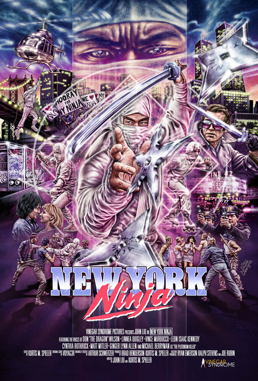 1000 piece jigsaw puzzle for the movie poster: New York Ninja (2021)