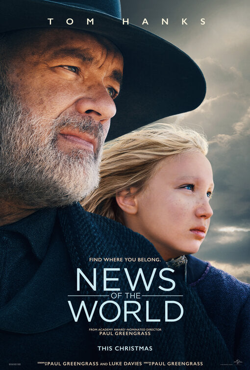 1000 piece jigsaw puzzle for the movie poster: News of the World (2020)
