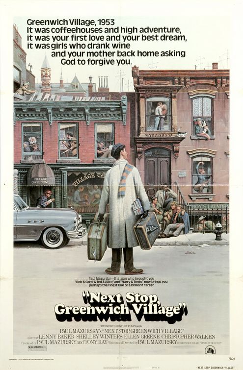 the movie poster: Next Stop, Greenwich Village (1976)