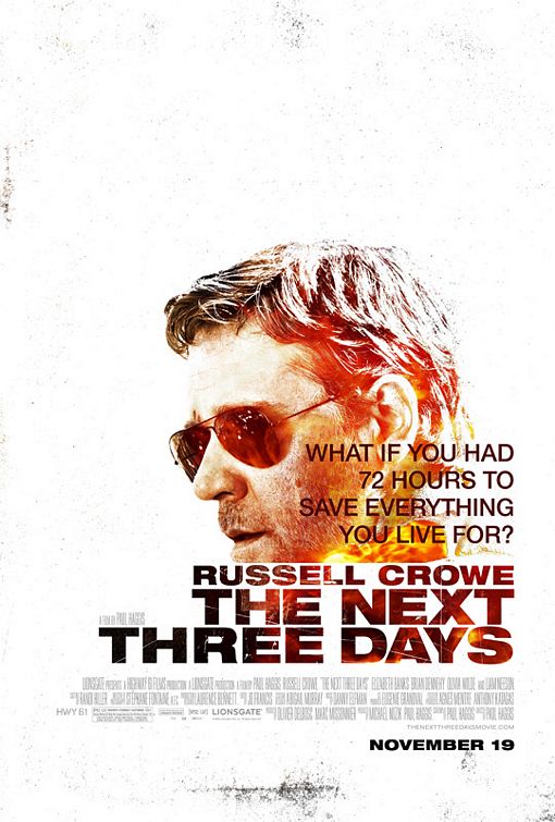 1000 piece jigsaw puzzle for the movie poster: The Next Three Days (2010) ver2
