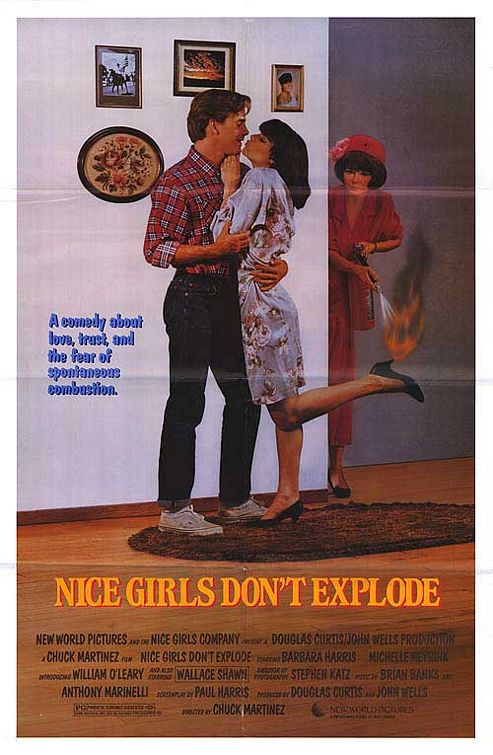 the movie poster: Nice Girls Don't Explode (1987)