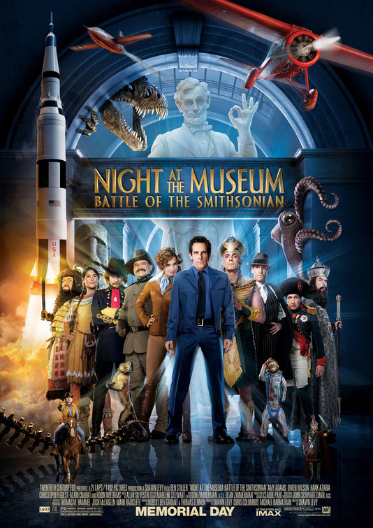 the movie poster: Night at the Museum: Battle of the Smithsonian (2009)