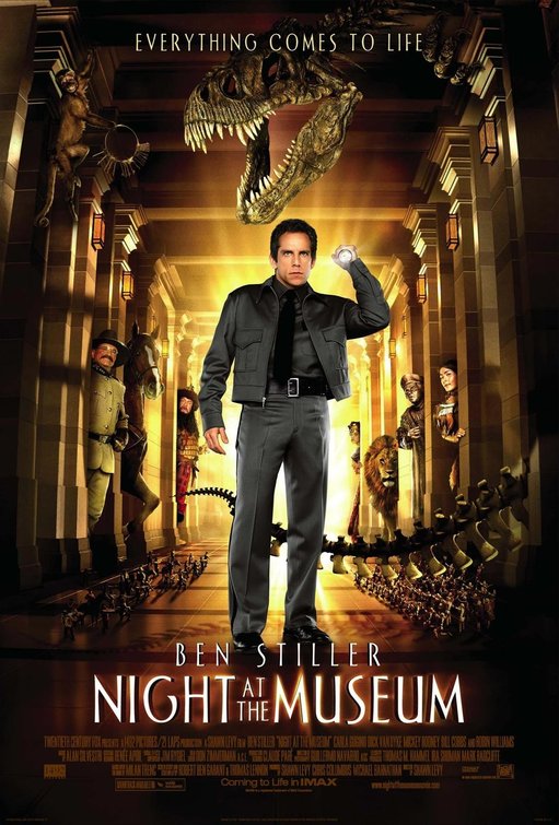 the movie poster: Night at the Museum (2006) ver2
