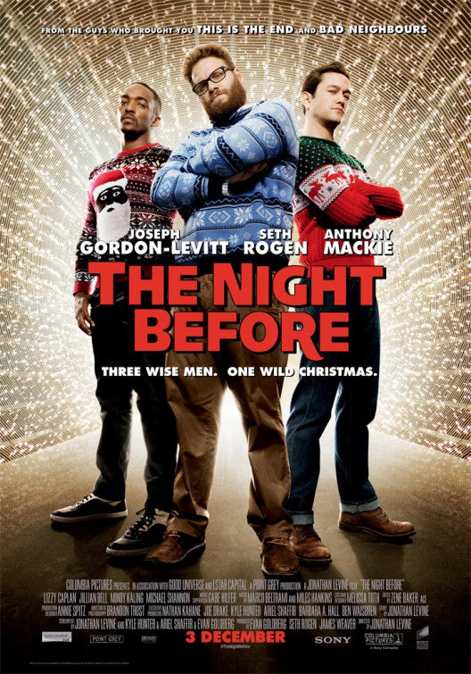 1000 piece jigsaw puzzle for the movie poster: The Night Before (2015) ver2