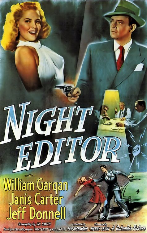 the movie poster: Night Editor (1946)