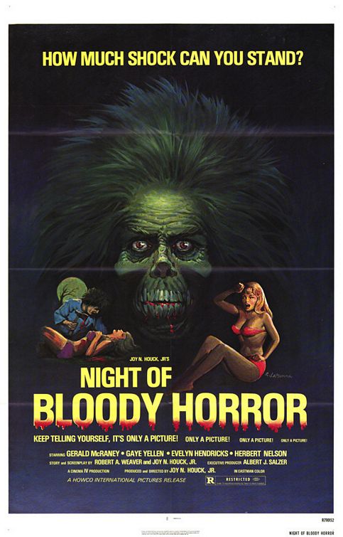 the movie poster: Night of Bloody Horror (1969)