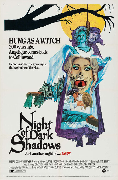 the movie poster: Night of Dark Shadows (1971)