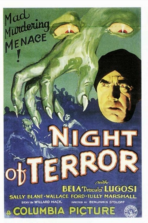 the movie poster: Night of Terror (1933)