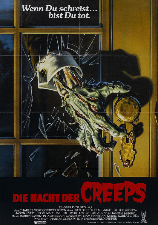 the movie poster: Night of the Creeps (1986) ver2