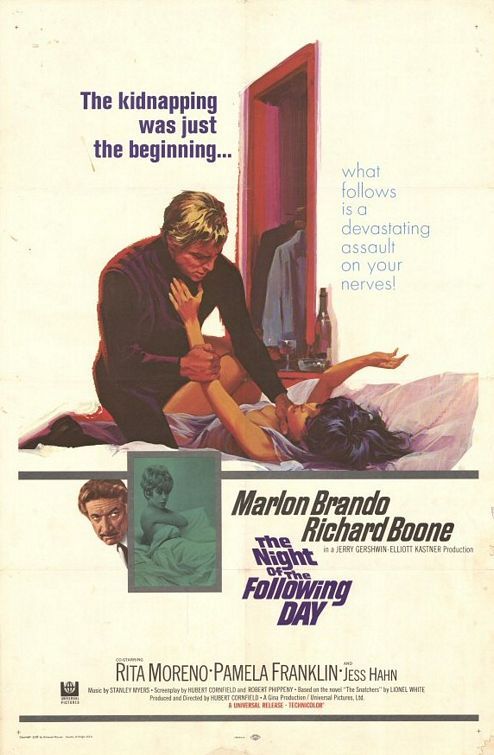 the movie poster: The Night of the Following Day (1969) ver2