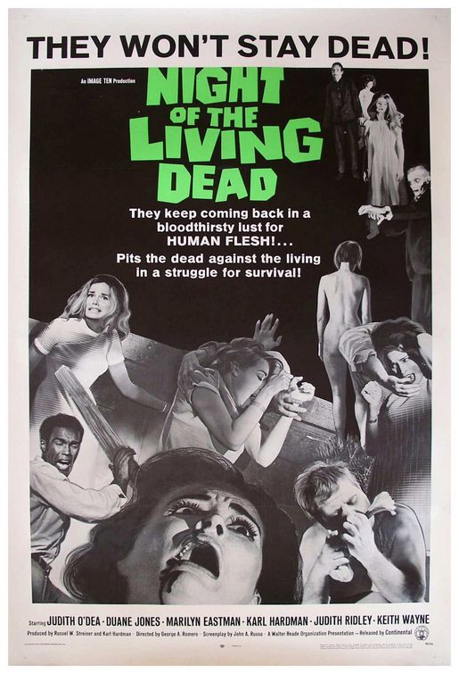 the movie poster: Night of the Living Dead (1968)