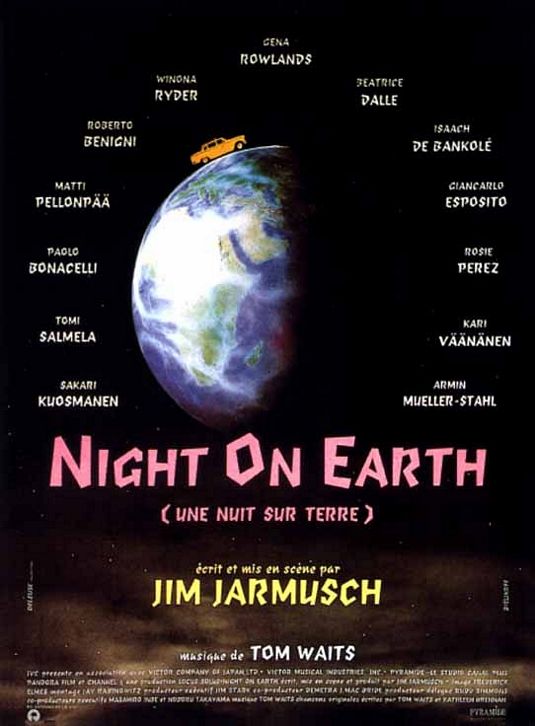 the movie poster: Night on Earth (1992) ver2