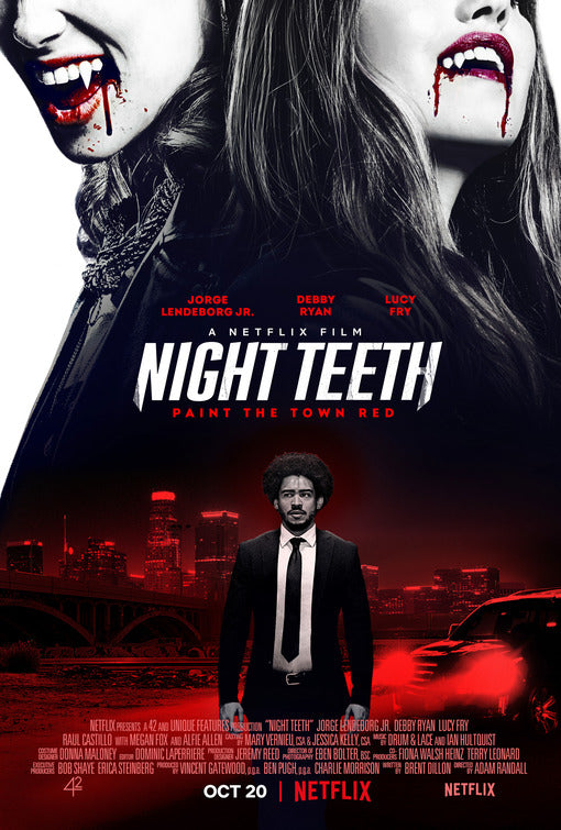 1000 piece jigsaw puzzle for the movie poster: Night Teeth (2021)