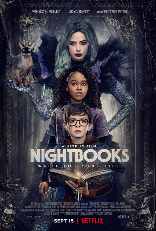 1000 piece jigsaw puzzle for the movie poster: Nightbooks (2021)