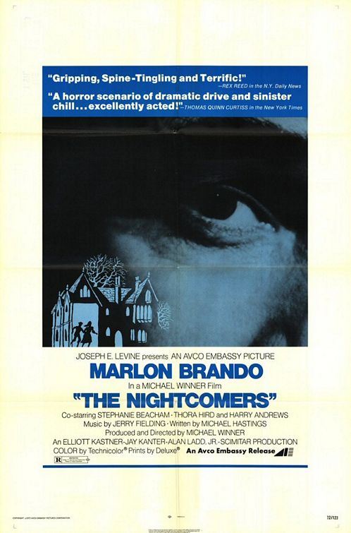 the movie poster: The Nightcomers (1972)