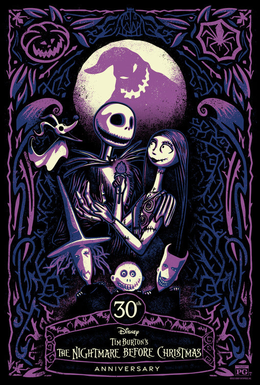 1000 piece jigsaw puzzle for the movie poster: The Nightmare Before Christmas (1993) ver12