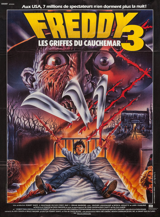 1000 piece jigsaw puzzle for the movie poster: A Nightmare on Elm Street 3: Dream Warriors (1987) ver5