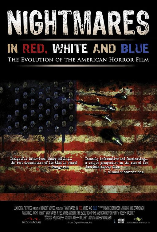 the movie poster: Nightmares in Red, White and Blue (2009)