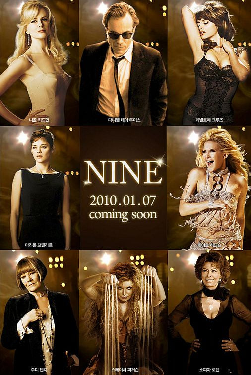 1000 piece jigsaw puzzle for the movie poster: Nine (2009) ver2