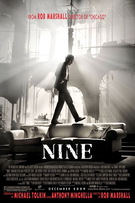 1000 piece jigsaw puzzle for the movie poster: Nine (2009) ver6