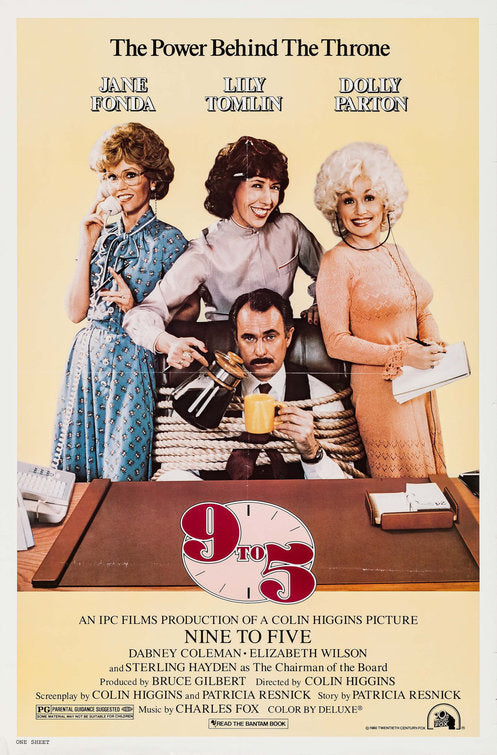 the movie poster: 9 to 5 (1980)