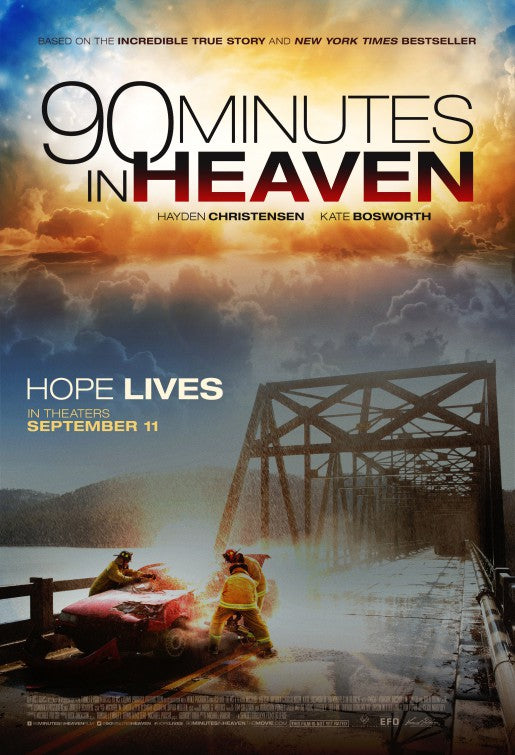 1000 piece jigsaw puzzle for the movie poster: 90 Minutes in Heaven (2015)