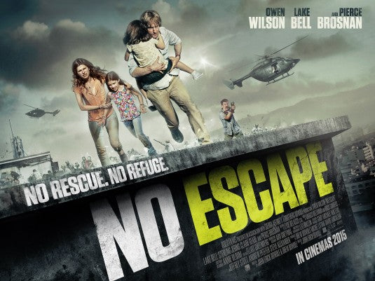 1000 piece jigsaw puzzle for the movie poster: No Escape (2015) ver3