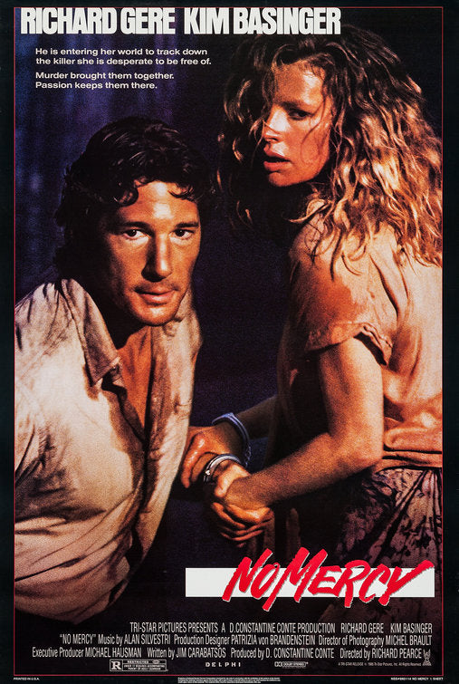 the movie poster: No Mercy (1986)