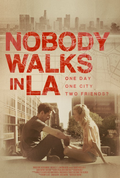 1000 piece jigsaw puzzle for the movie poster: Nobody Walks in L.A. (2015)