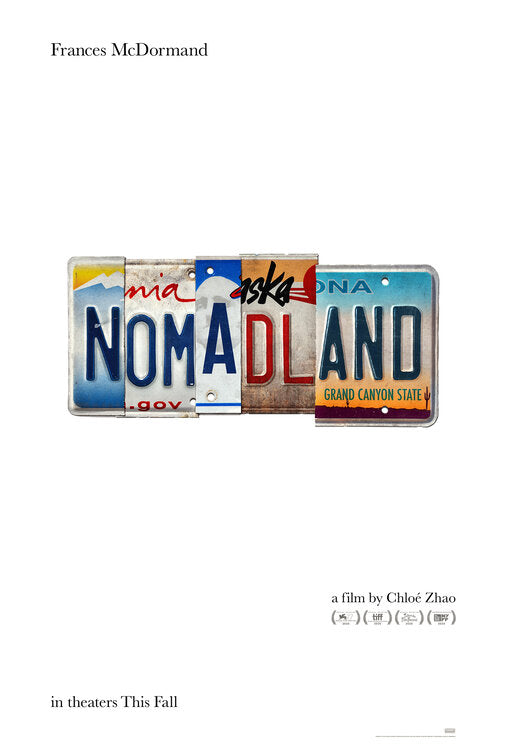 1000 piece jigsaw puzzle for the movie poster: Nomadland (2021)