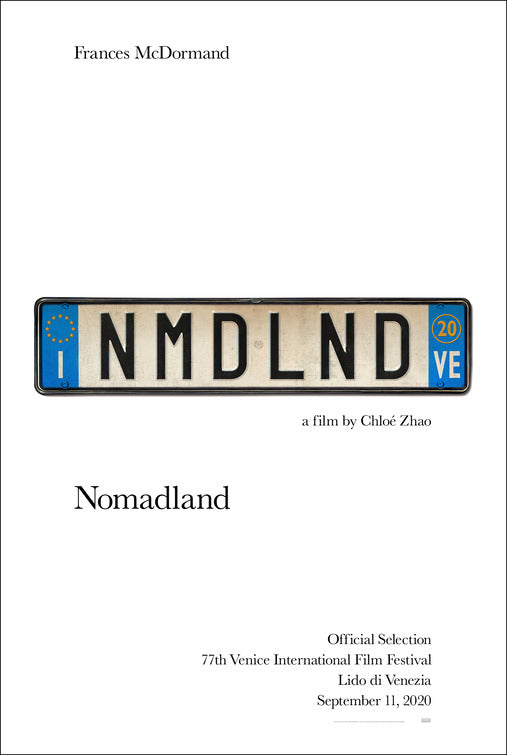 1000 piece jigsaw puzzle for the movie poster: Nomadland (2021) ver7