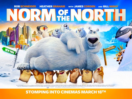 1000 piece jigsaw puzzle for the movie poster: Norm of the North (2016) ver6