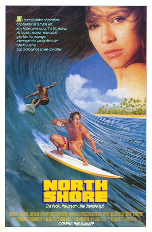 the movie poster: North Shore (1987)