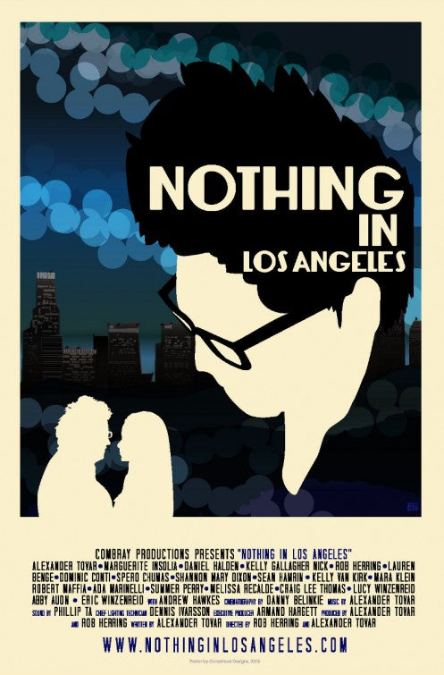 1000 piece jigsaw puzzle for the movie poster: Nothing in Los Angeles (2013)