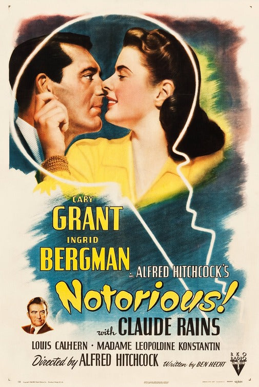 the movie poster: Notorious (1946)