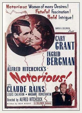 the movie poster: Notorious (1946) ver2