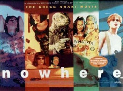 the movie poster: Nowhere (1997)