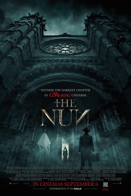 1000 piece jigsaw puzzle for the movie poster: The Nun (2018) ver3