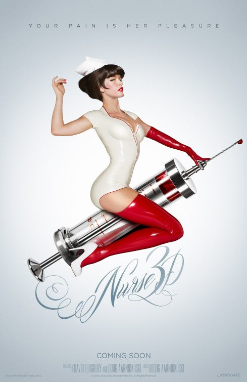 1000 piece jigsaw puzzle for the movie poster: Nurse 3-D (2014) ver3
