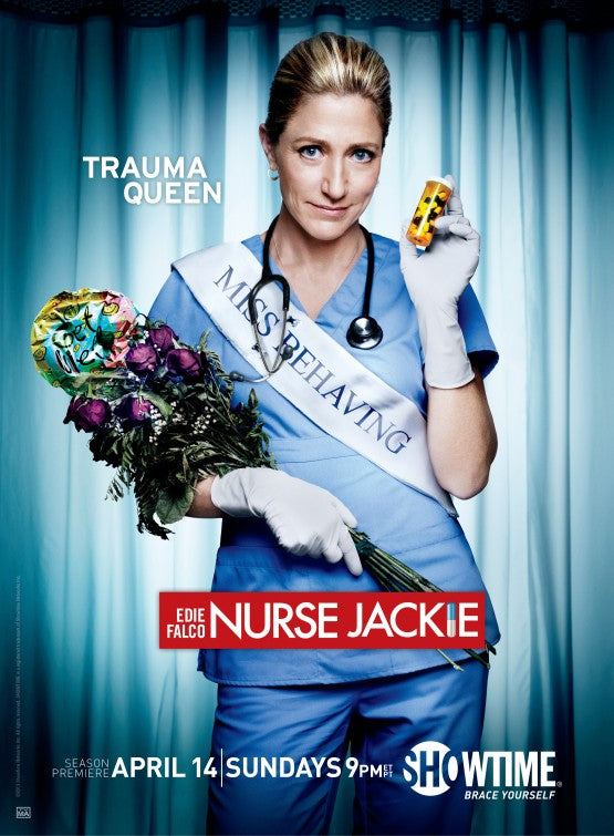 1000 piece jigsaw puzzle for tv poster: Nurse Jackie, ver8