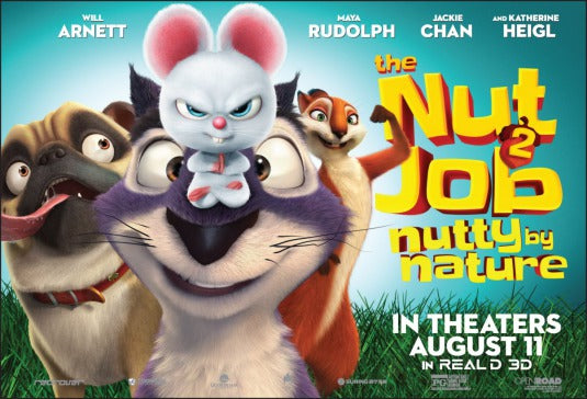 1000 piece jigsaw puzzle for the movie poster: The Nut Job 2: Nutty by Nature (2017) ver13