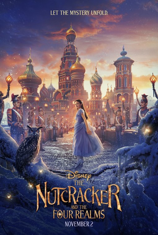 1000 piece jigsaw puzzle for the movie poster: The Nutcracker and the Four Realms (2018) ver2
